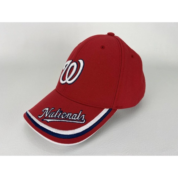 Washington Nationals Adjustable Red Fan Favorite Hat Cap - Picture 1 of 13